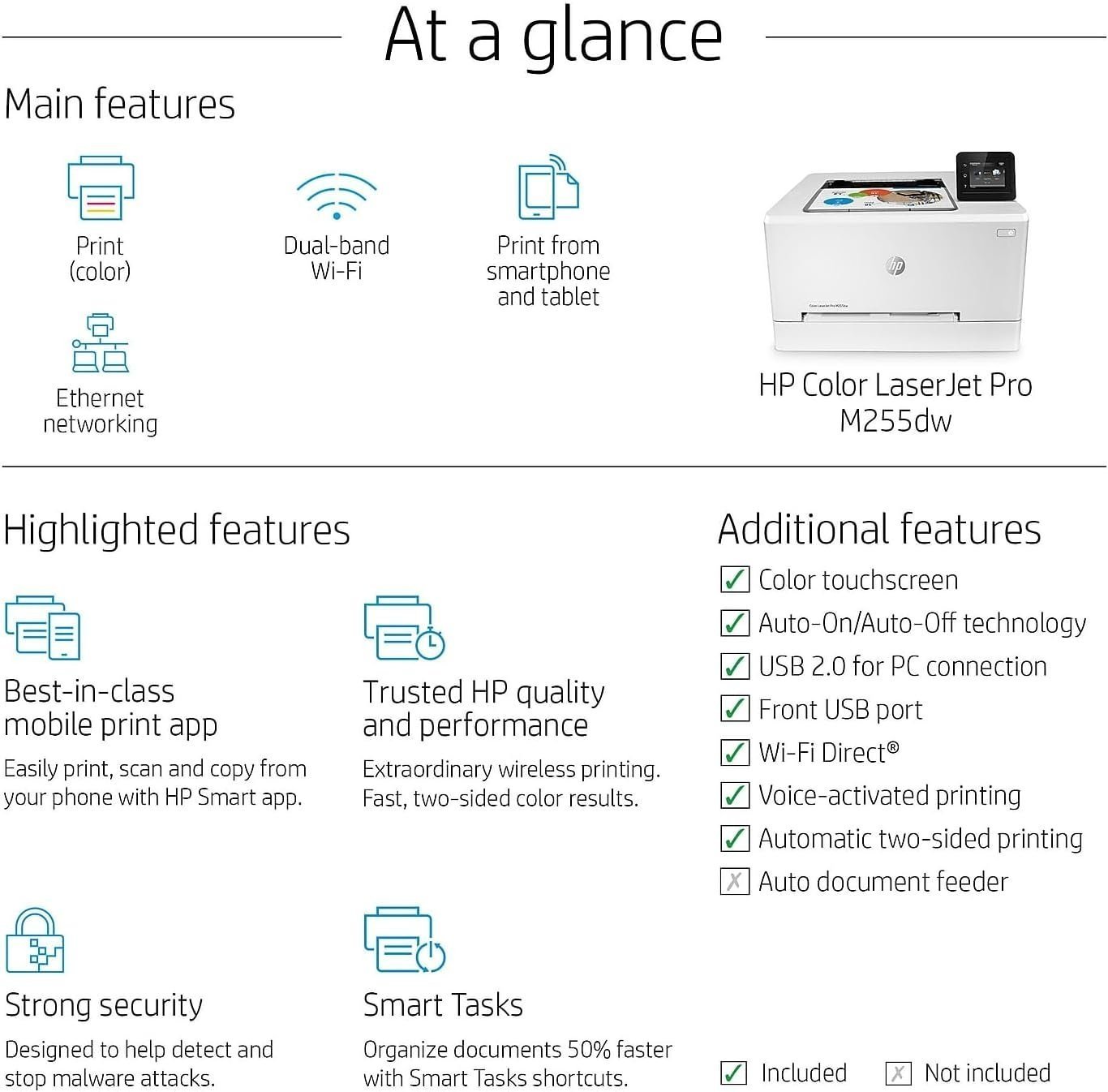 Hp Color Laserjet Pro M255dw Wireless Laser Printer - Image 3