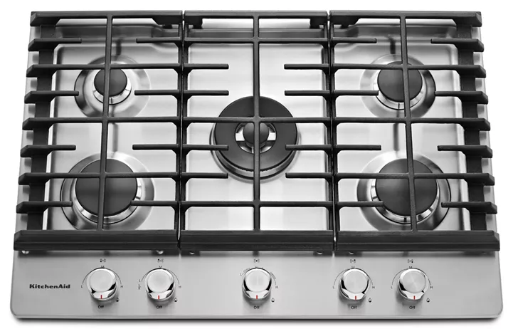 KitchenAid 30" 5-Burner Gas Cooktop KCGS550ESS